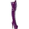 Pleaser - ADORE3020GP Platform Overknee Boots - Purple Product image